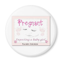 Pregnant with Addison Fridge Magnet