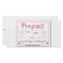 Pregnant with Addison Picture Card