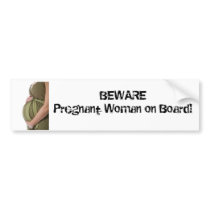 Pregnant Woman bumper stickers
