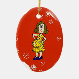 Pregnant Christmas Ornaments & Pregnant Christmas Ornament Designs | Zazzle
