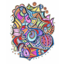 Prego Abstract t-shirts by KimDeanArt Prego Abstract t-shirts