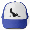 Prego Mudflap Girl Trucker Hat by spoon532 Prego Mudflap Girl Trucker Hat