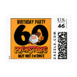 Prehistoric 60th Birthday Stamps