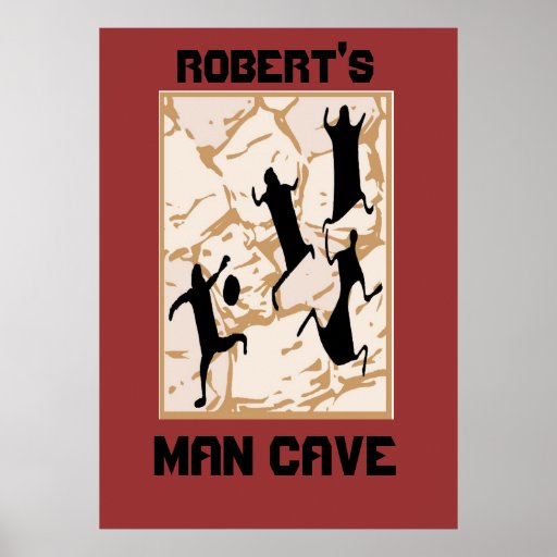 Prehistoric Basketball Cave Drawings, Robert's,... Print