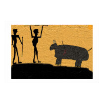 Prehistoric Cave Drawing Of A Hunt posters by MIGRAINE Prehistoric Cave Drawing Of A Hunt posters