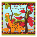 Prehistoric Dinos Birthday Invitations