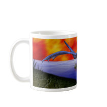 Prehistoric Skyline mugs by Illustrations Prehistoric Skyline mugs