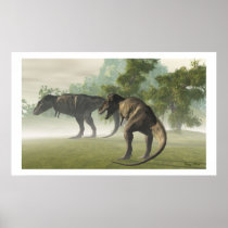 PREHISTORIC T-REX PRINT