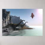 PREHISTORIC WORLD PRINT