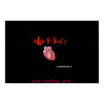 Prelude To Tragedy Heart Poster posters