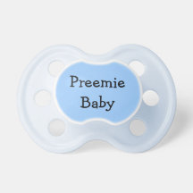 Premature Baby Boy Pacifier