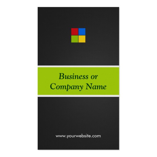 Premium Creative and  innovative Colorful Squares Business Cards (back side)