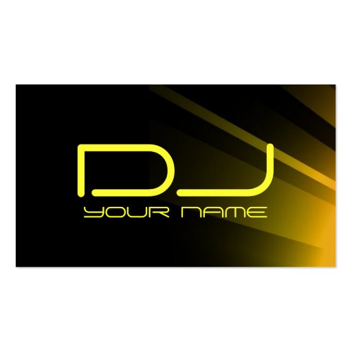 Premium DJ Business Card