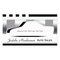 Premium Metallic - Auto Sales Business Card