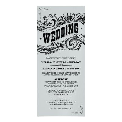 Premium Paper Elegant Western Wedding Invitations