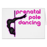 Prenatal Pole Dancing Greeting Card
