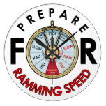 Prepare for Ramming Speed Wall Clock