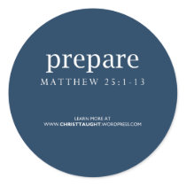 Prepare Sticker by christtaught Prepare Sticker