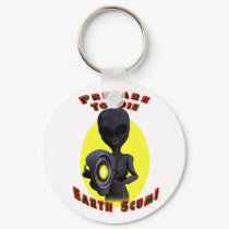 Prepare to die Earth Scum Keychain by MDKgraphics Prepare to die Earth Scum Keychain