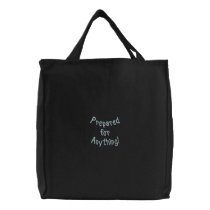 Prepared for Anything! embroidered bags by siodon Prepared for Anything! embroidered bags