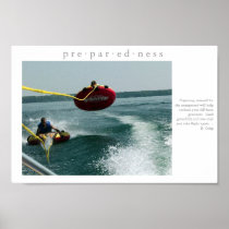 PREPAREDNESS Motivational Water Tubing Poster