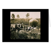 Preparing a Military Balloon, Gaines Mill, VA 1862 cards