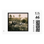Preparing a Military Balloon, Gaines Mill, VA 1862 postage