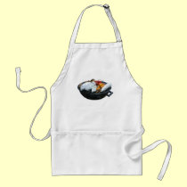 Preparing barbeque aprons