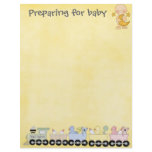 Preparing for baby customized letterhead