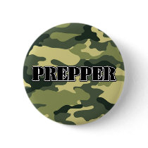 Prepper Camo Pinback Button