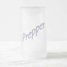Prepper purple slant coffee mugs