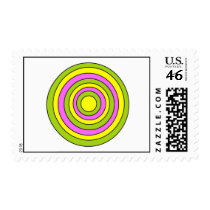 Preppy Circles Dot postage by Musicat Preppy Circles Dot postage