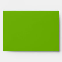 Preppy Green and Navy Blue Stripes Envelopes