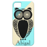 Preppy Ice Stripe Cream Hoot Owl Customize iPhone 5 Covers