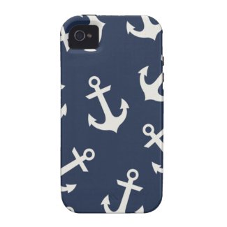 Preppy Nautical Anchor IPHONE 4 4S Case Cover Tough iPhone 4 Cases