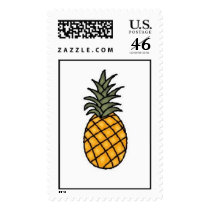 Preppy Pineapple postage by Musicat Preppy Pineapple postage