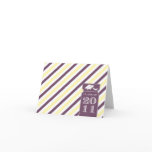 Preppy Striped Class of 2011 Note Card