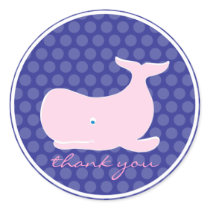 Preppy Whale Thank You Envelope Seal