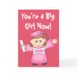 Preschool / Kindergarten Girl Graduation Card