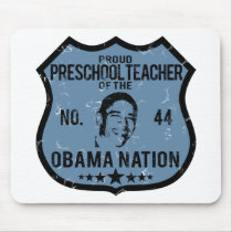 Preschool Obama Nation mousepads