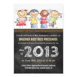 Preschool or Kindergarten Class Chalkboard Grad Personalized Invite