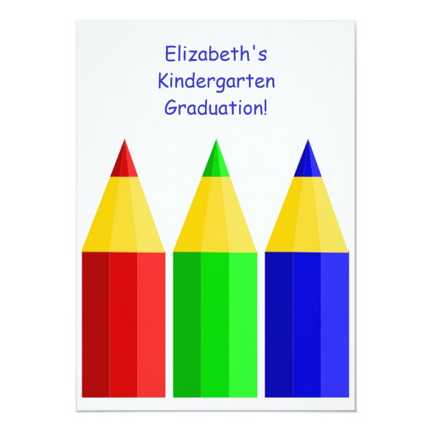 Preschool or Kindergarten Graduation Announcement