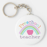 Preschool Teacher Rainbow Key Chains