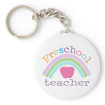Preschool Teacher Rainbow keychains