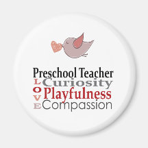 Preschool Teachers Do Kids a World Of GOOD Fridge Magnet