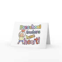 Preschool Teachers Have Heart cards