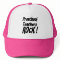 Preschool Teachers Rock! Hat