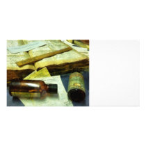 Prescriptions and Medicine Bottles Personalized Photo Card