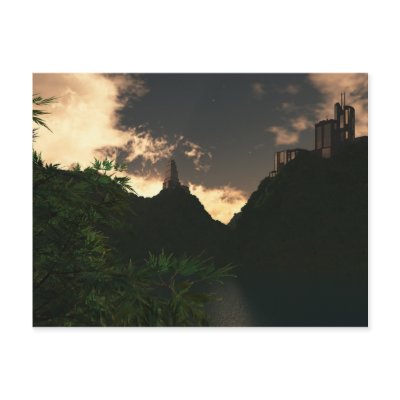 Presence of Civilization Postcard by 3dartwork