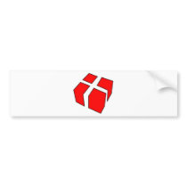 Present bumper stickers by pollop Present bumper stickers